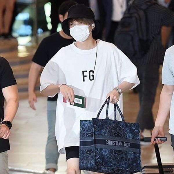 

fg frer of god min yoon-gi t shirt white casual clothes print couple short sleeve o-neck regular cotton summer kpop t-shirt