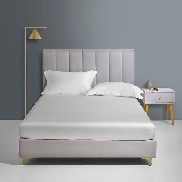 

sheets & sets oxygen soft fitted sheet with elastic band solid bed 1pcs tencel 2pcs case mattress cover twin queen king size