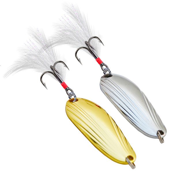 

luya iron fake baits, sequins, 3g / 5g, three hooks, weihai fishing gear mixed batch