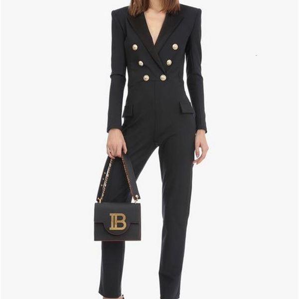 

black long sleeve with cleavage v elegant party dress overalls flzk