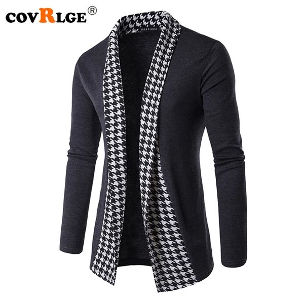 

covrlge autumn winter classic cuff knit cardigan men's sweaters men knitted coats male knitwears mzl046 210813, White;black