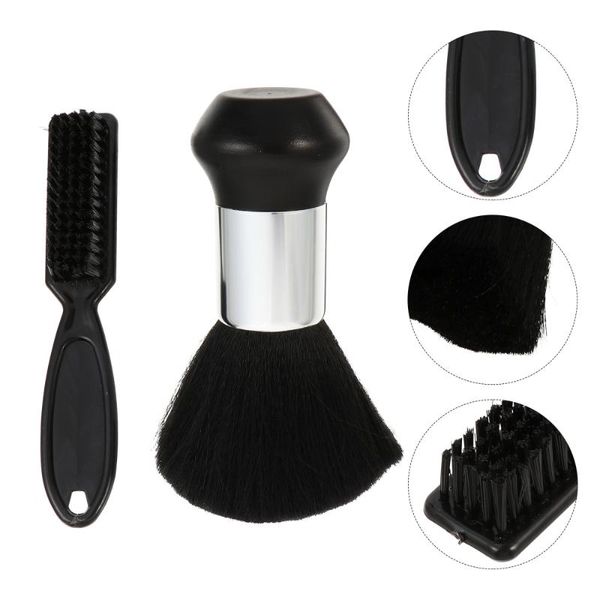 

hair brushes 2pcs haircut neck duster salon home barber cleaning, Silver