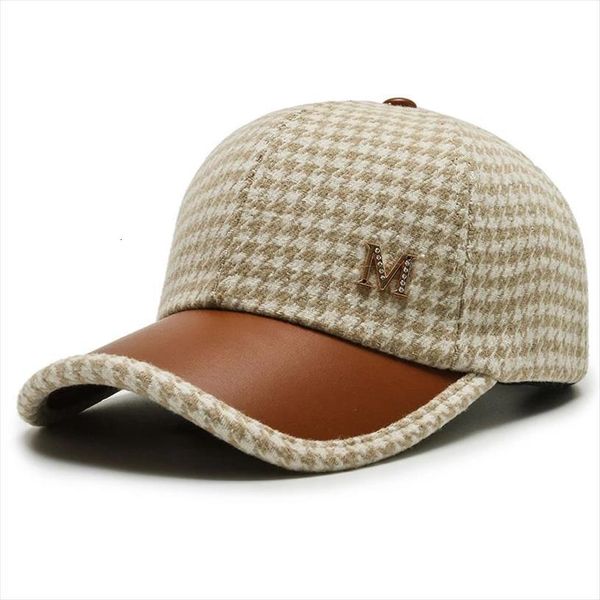 

and winter mens womens fashion thousand bird lattice baseball cap, Blue;gray