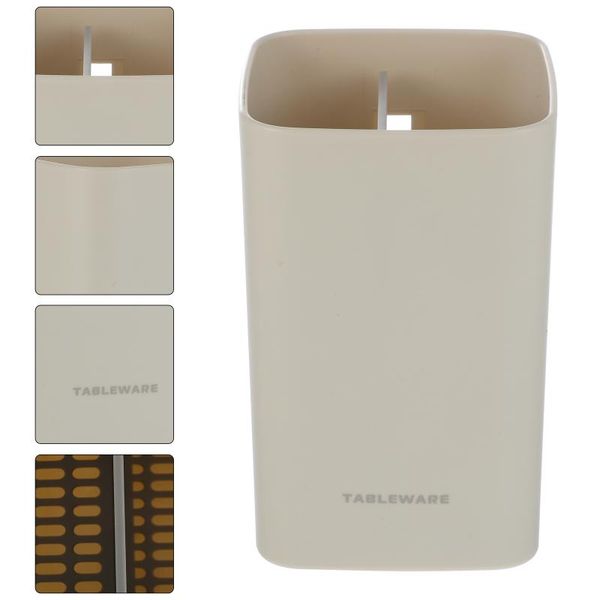 

chopsticks 1pc wall mount utensil holder storage rack chopstick (white)