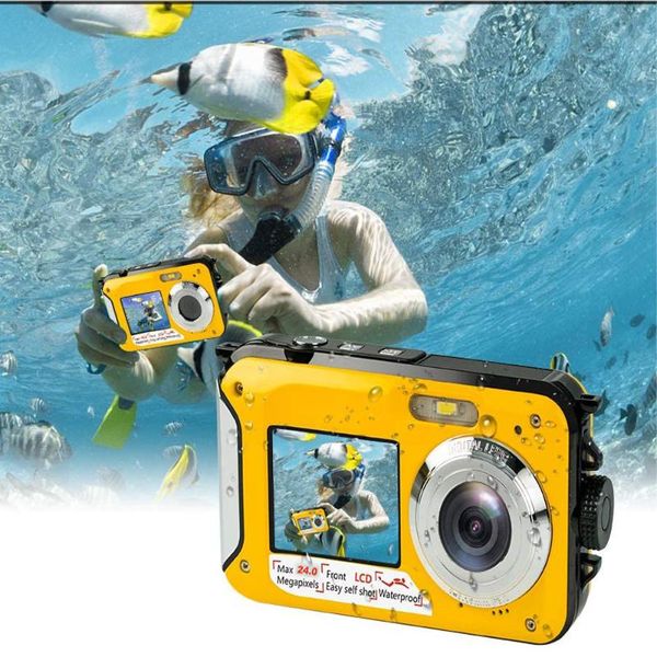 

camcorders 48mp underwater waterproof digital camera dual screen video camcorder point and shoots