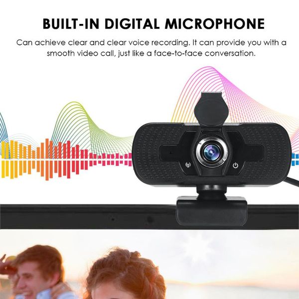 

webcams hd webcam 1080p computer pc web camera auto focus with mic for online learning live broadcast video call