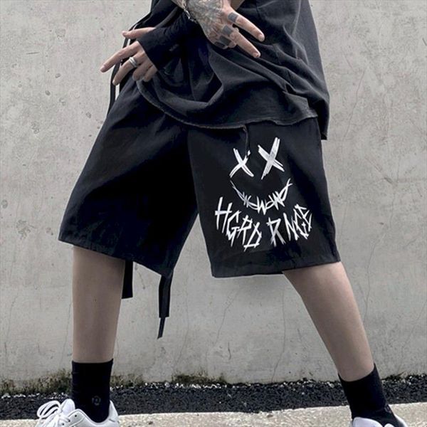 

summer five point casual womens shorts sports male students korean loose wild wide leg sweat women high waisted, White;black