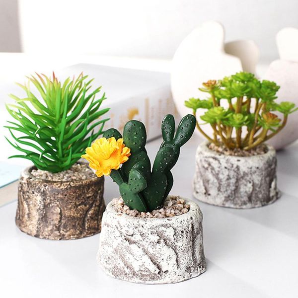 

decorative flowers & wreaths artificial plants bonsai small tree simulation pot fake table potted ornaments home decoration el garden decor