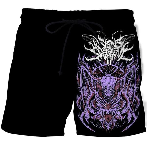

men's swimwear 2021 summer 3d digital printing milk silk sports loose beach pants