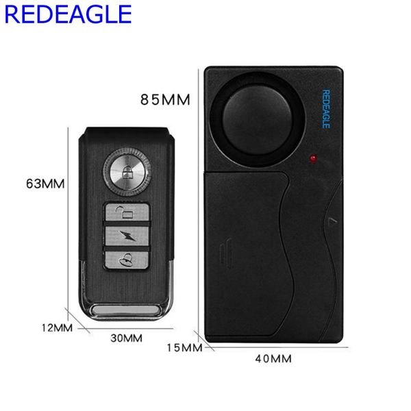 

alarm systems home security wireless window door magnetic vibration sensor remote control entry detector anti-theft