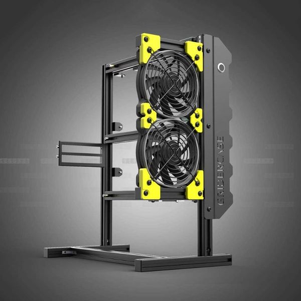 

itx matx atx water cooling motherboard test bench open air computer case aluminum bracket diy bare frame support graphics card