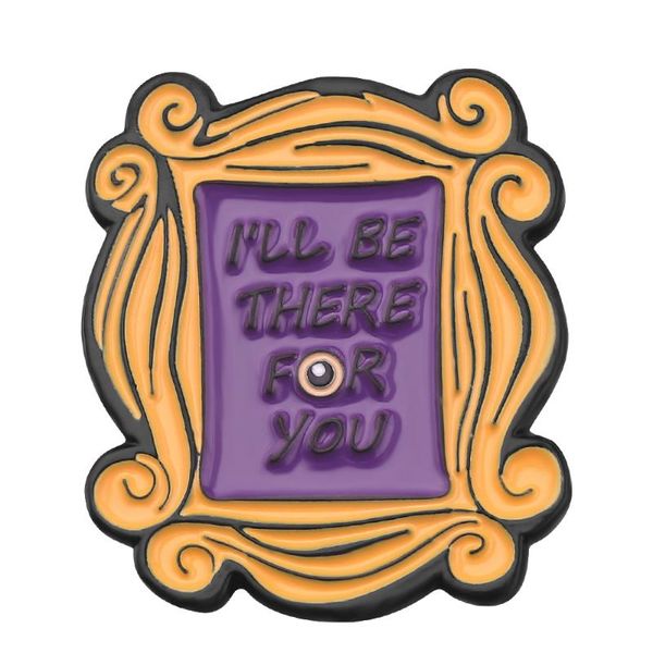 

pins, brooches friends tv show enamel pin po frame accessory brooch backpack decor unique jewelry gift, Gray