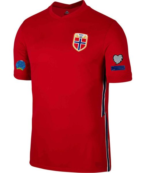 

new 20 21 soccer jerseys home away 2020 2021 noruega haaland ödegaard berge king camisetas de fútbol national team football uniforms, Black;yellow