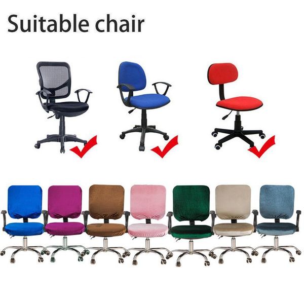 

chair covers swivel computer cover stretch office protector seat decor