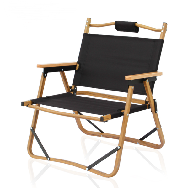 

outdoor leisure folding chair portable ultralight camping fishing picnic chair aluminum wood grain nap beach