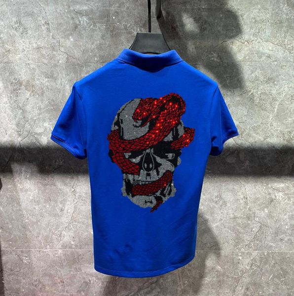 

2021 summer new 3 color fashion comfort men's short-sleeved tees cotton shirts drill design n15u, White;black