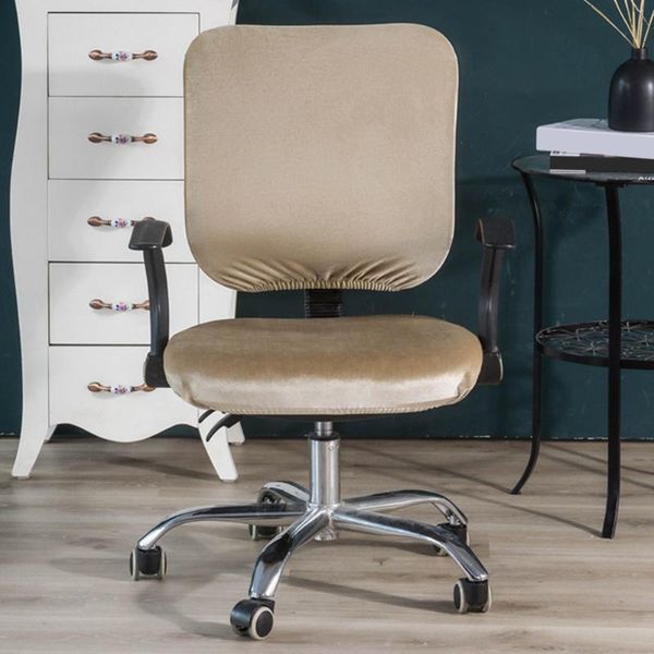 

chair covers office cover stretch universal furniture computer seat removable soft home dustproof elastic protective slipcovers solid