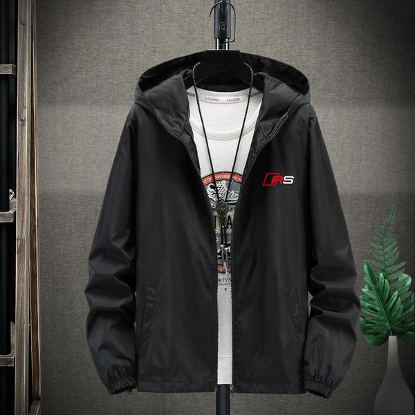 

men's jackets sportswear for men and women, spring autumn jacket, zipper casual thin hoodie, 2021, Black;brown