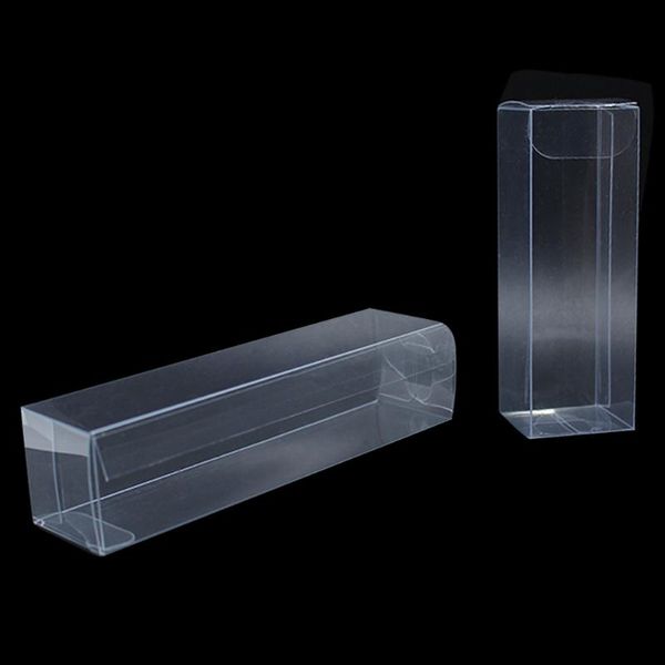 

gift wrap 30pcs/lot transparent pvc plastic box for wedding favor birthday party small package clear cosmetic jewelry packing