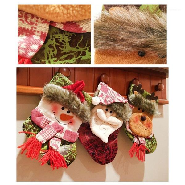 

christmas decorations stocking chrismas decoration sock tree ornaments gift holders stockings year bags xmas festiv1