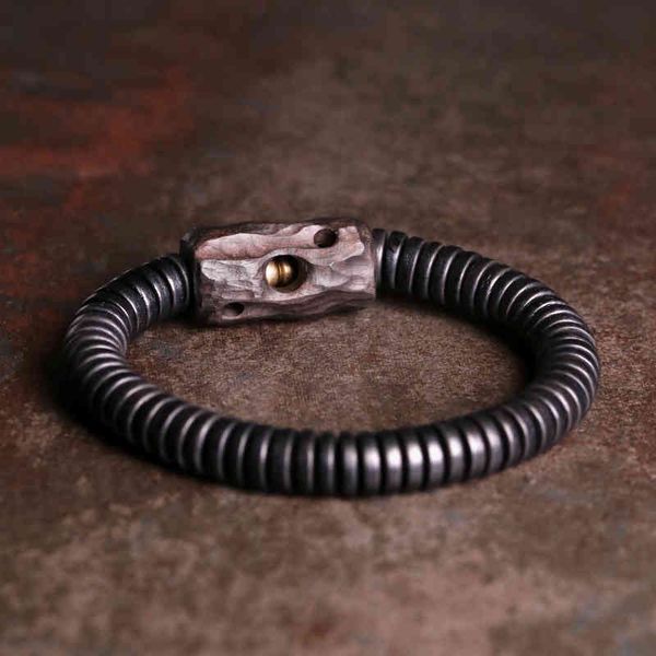 

minority personalized ebony bracelet jewelry italian art style handmade fashion, Golden;silver
