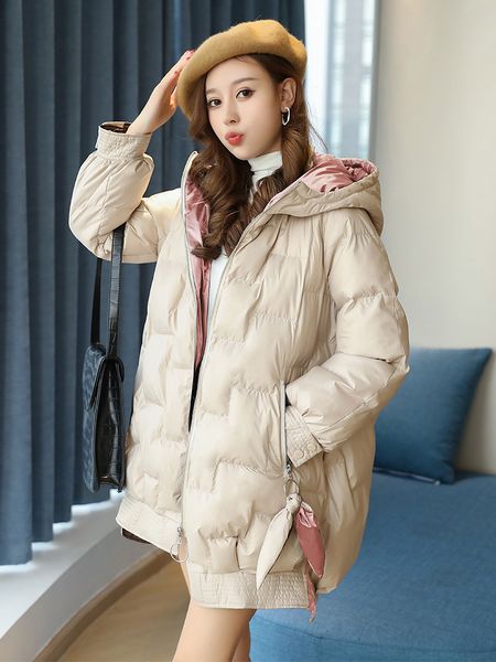 

2021 New Autumn Winter Thick Long Coat Female Warm Parkajacket Fashion Parka Women Er Jacket Pp324 9fsw, Black