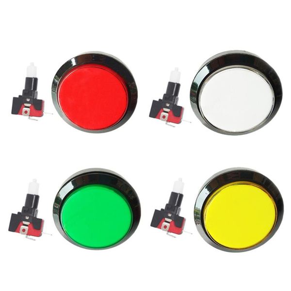 

smart home control 5 colors 100mm big dome convex type led lit illuminated push buttons for arcade machine video games parts 12vdc