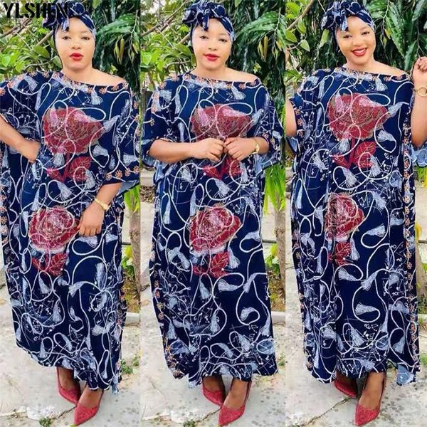 

ethnic clothing 5 colors african dresses for women dashiki plus size print long maxi dress muslim party boubou robe femme clothes, Red