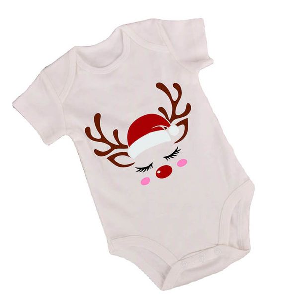 

christmas newborn outfits girls clothing sets baby clothes infant suits wear short sleeve jumpsuit romper tutu skirts flower headbands 3pcs, White