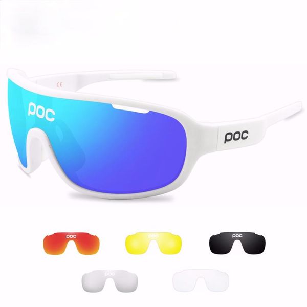 

outdoor eyewear brand 5 lens cycling sunglasses sport polarized light men women bicycle mountain bike glasses uv400 goggles
