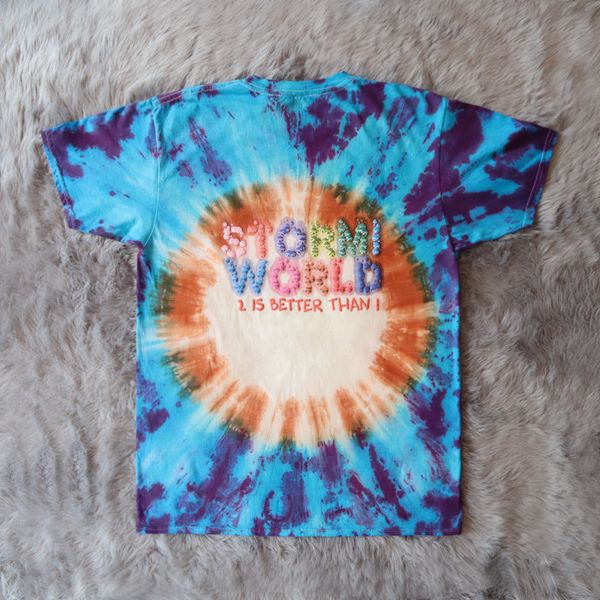 

2021 new ss travis scott cactus jack stormi 2 party blue tee astroworld men women 1:1 t-shirts n976, White;black