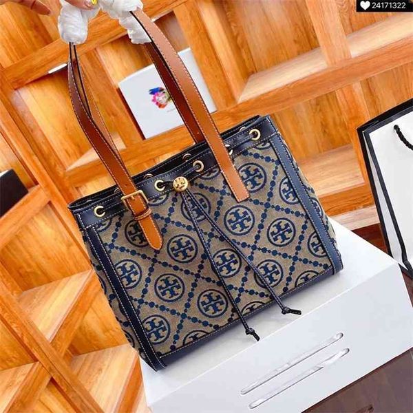 

outlet toryburch product shopping bag portable one shoulder versatile bag fashion retro luxuryss designerss yw c7kh
