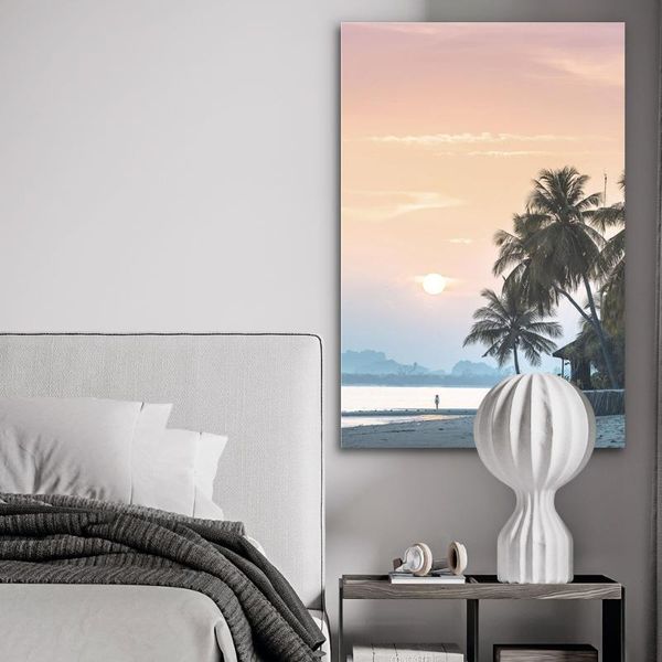 

frames seascape beach landscape decorative painting core multi-combination modern artwork living room wall art decoration mural