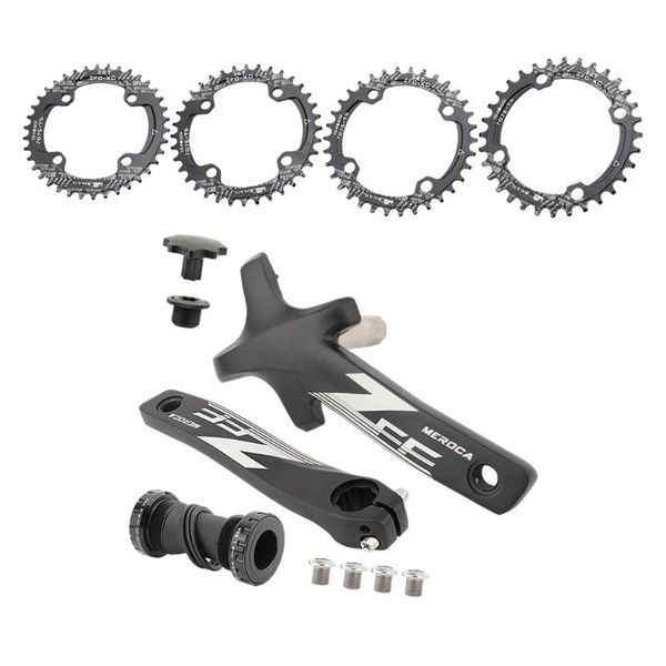 

bike heels & chainwheels 170mm crankset mountain crank arms bicycle parts aluminum alloy for mtb road accessories 32/34/36/38t