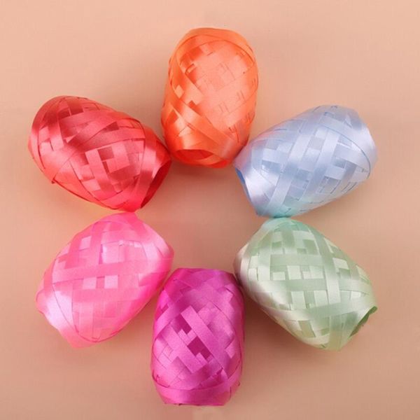 6 Roll / Set Folie Ballons Ribbon Hochzeitsgeschenk Großhandel Party Geburtstag Dekoration FEST Zubehör Curling Bänder 5mm * 10m