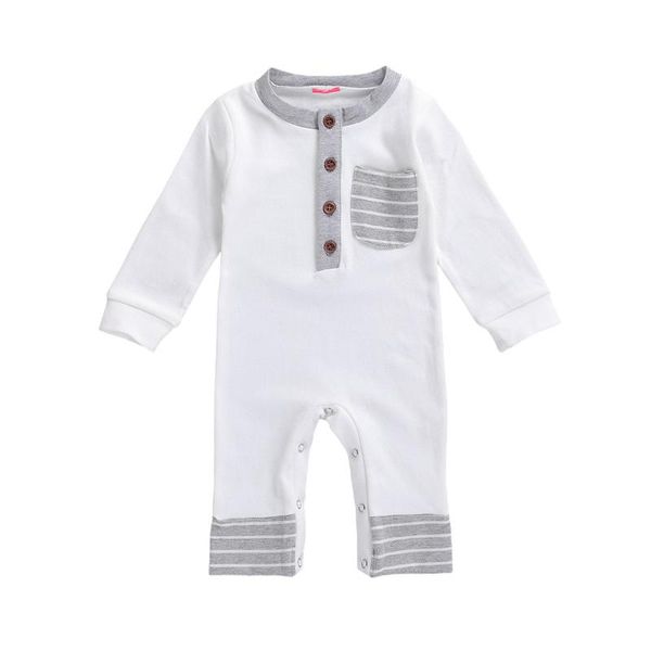 

jumpsuits imcute baby boys jumpsuit long sleeve rompers striped clothes costume girl romper infant winter, Blue