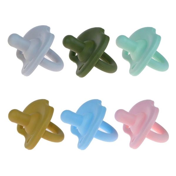 

pacifiers# born baby silicone soothie pacifier with handle & 2 air holes promote natural sucking for girls boys shower gift
