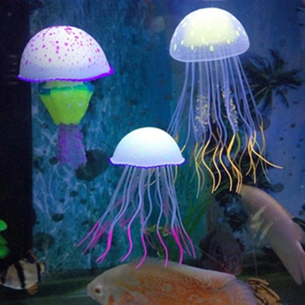 

decorations 1 pcs aquarium fish tank simulates jellyfish landscaping decoration small soft home aquatic ornaments