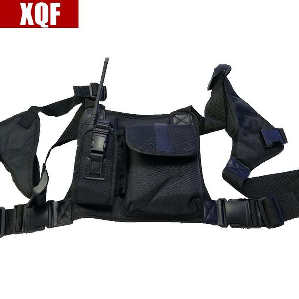 

walkie talkie xqf tactical nylon bag radio case holster pouch for motorola cb baofeng uv-5r gt-3 uv-82 bf-888s
