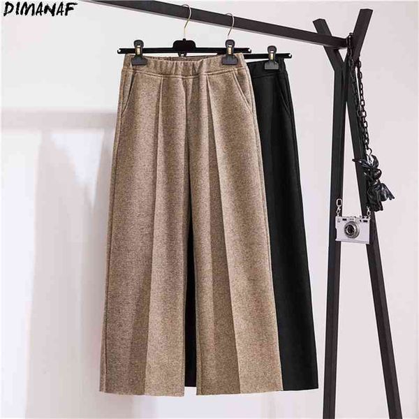 

women pants plus size wide leg lady slacks solid female elastic waist loose oversize casual 4xl 210531, Black;white