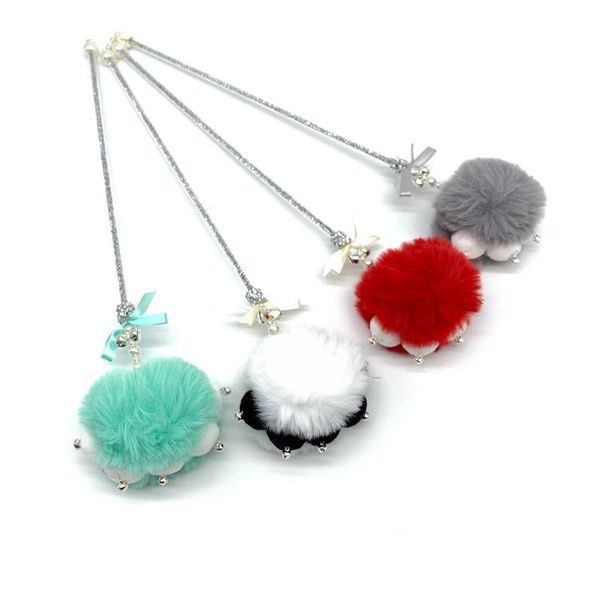 

cat toys plastic kitten interactive stick funny bear shape rod game wand bell toy pet supplies accessory