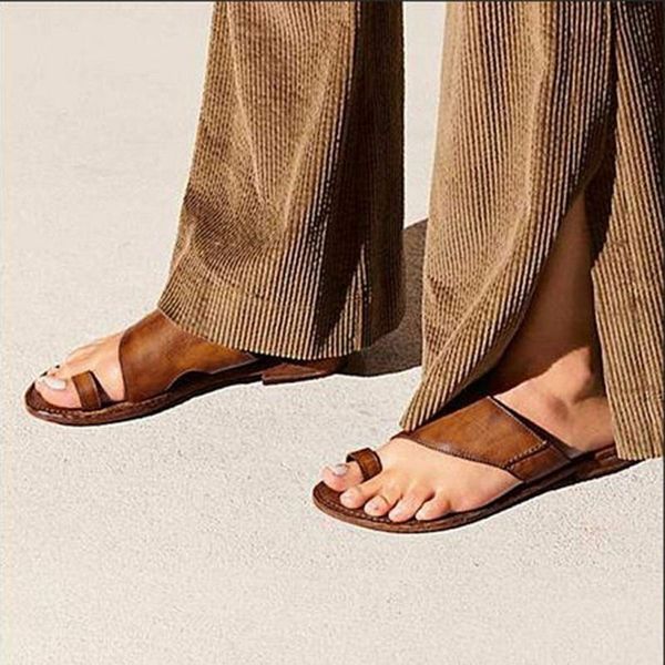 

slippers women shoes summer beach flats roman flip flops open toe ladies sandals pu leather casual slides large size, Black