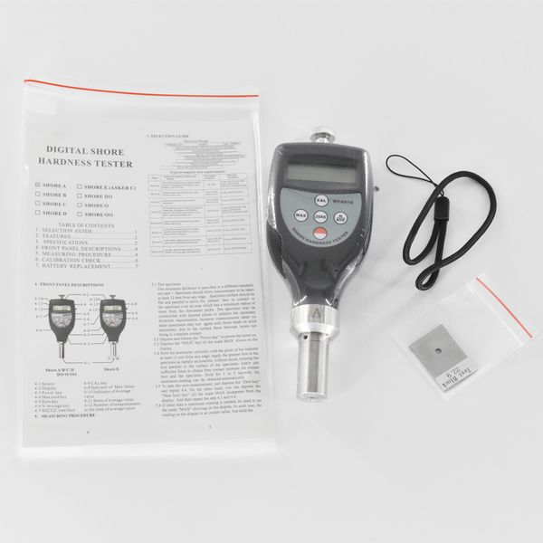 

ht-6510a shore hardness tester handheld rigid plastics hardness meter digital rubber durometer