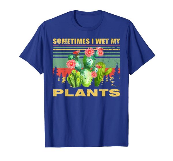 

sometimes i wet my plants gardening tshirt cactus lover gift, White;black