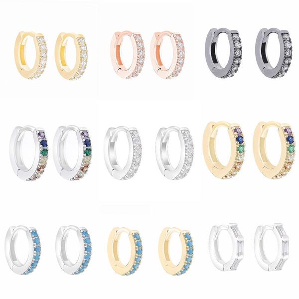 

clip-on & screw back shadowhunters authentic 925 sterling silver huggies earrings for women ear cuff fashion jewelry making