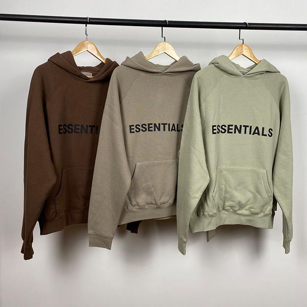 

men's hoodies & sweatshirts 2021fw own design rubber letter print loose ovesized cotton street fashion men, Black