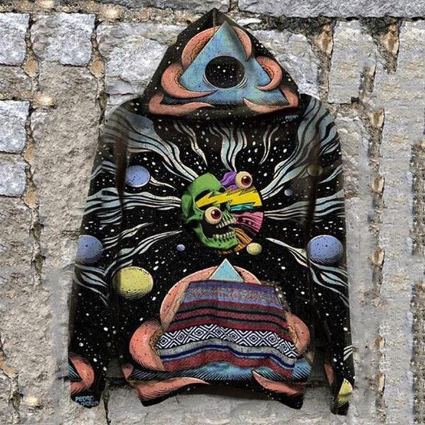 

women's hoodies & sweatshirts 2021 men hip hop sweatshirt hoodie color graffiti streetwear harajuku pullover women winter autumn blac, Black