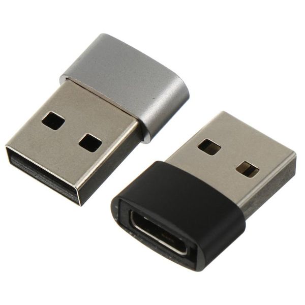 

hubs 2pcs usb to type-c adapter female 2.0a male converter