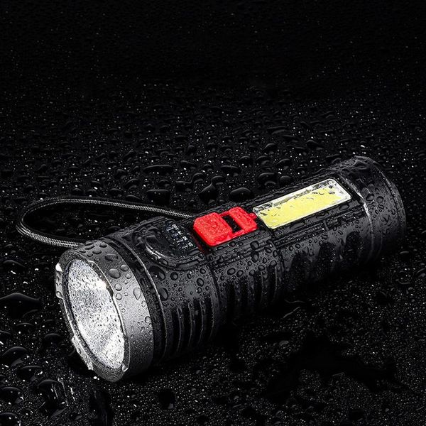 

flashlights torches 2022 multifunctional strong light non-slip waterproof usb rechargeable led portable tactical