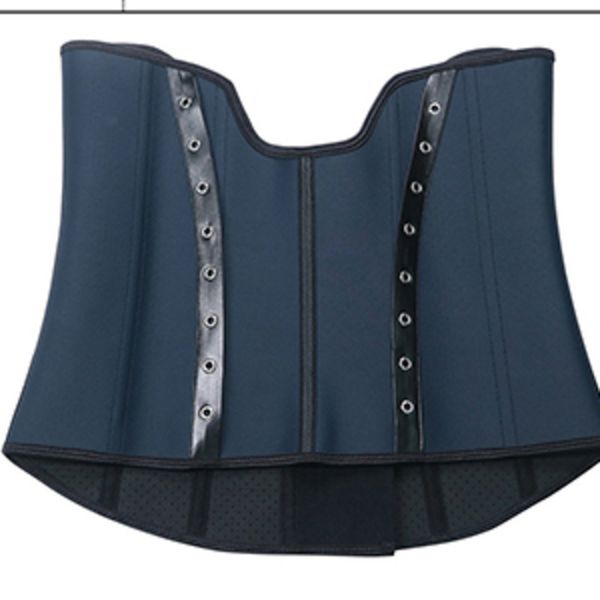 

latex waist trainer belts 13 steel bone spandex body shaper underwear for women fiem tummy control sweat cincher corset slimming underwear f